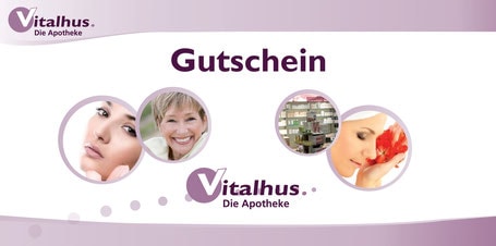 Gutschein der Vitalhus Apotheke Gutschein der Vitalhus Apotheke